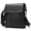 Simple cover type shoulder bag