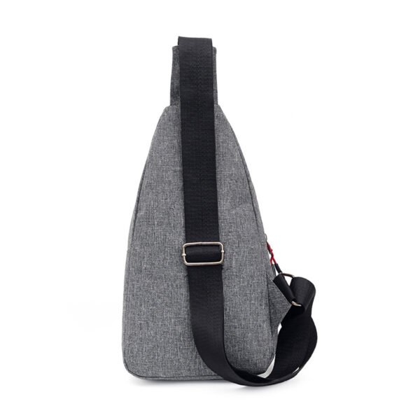 Men's nylon luminous chest bag