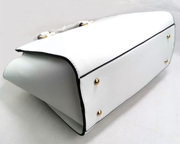 Smiley cross pattern shoulder bag